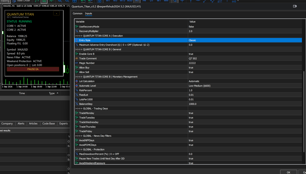 [SOURCE CODE] Quantum Titan MT5 EA v3.2