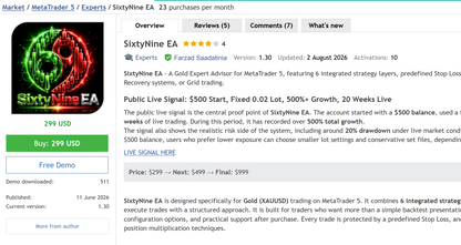 SixtyNine MT5 EA v1.3