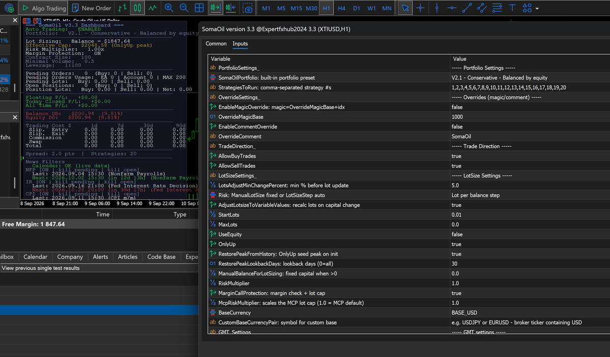 SomaOil MT5 EA v3.3