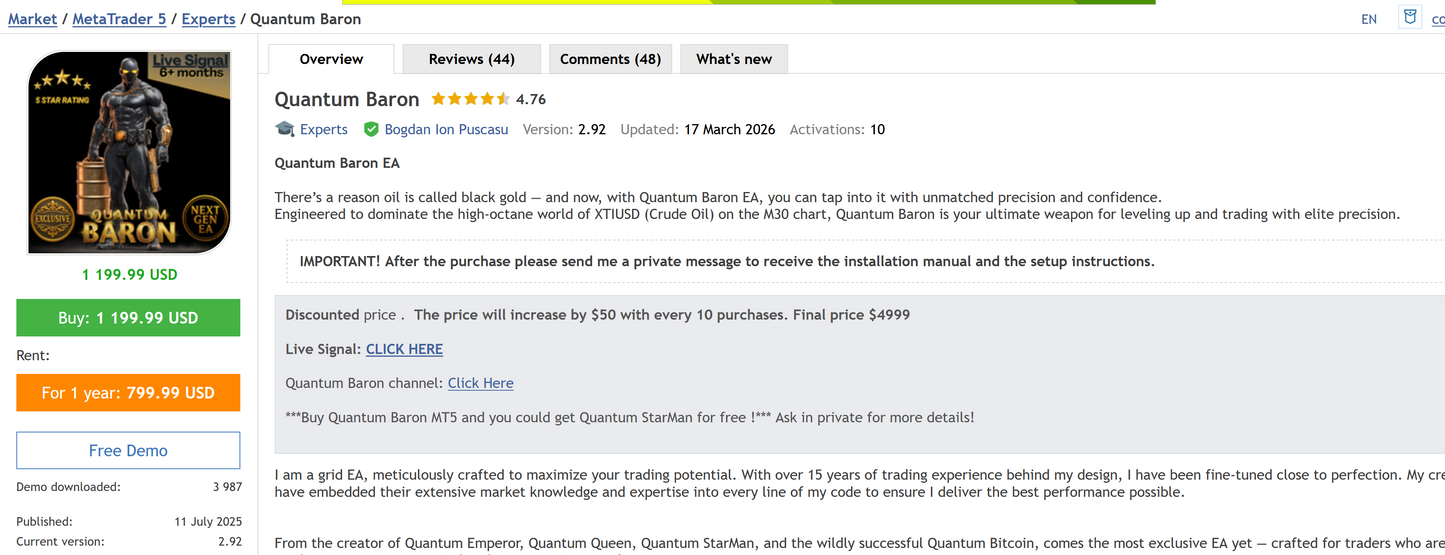 Quantum Baron MT5