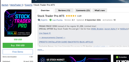Stock Trader Pro MT5 v4.1