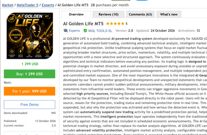 AI Golden Life MT5 v2.0