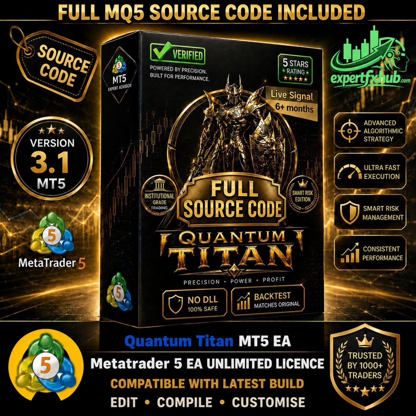 [SOURCE CODE] Quantum Titan MT5 EA v3.1