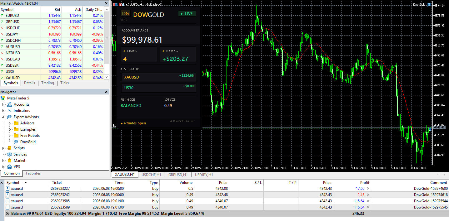 v6.0 DowGold EA MT5