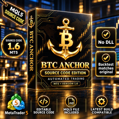 [SOURCE CODE] BTC Anchor MT5 v1.6