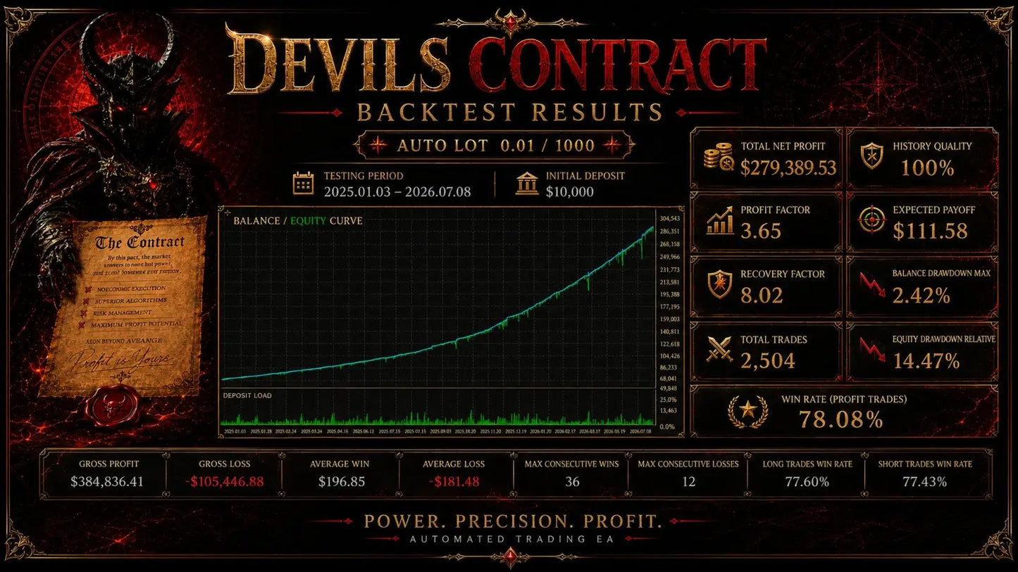 Devils Contract MT5 Gold EA [PREORDER]