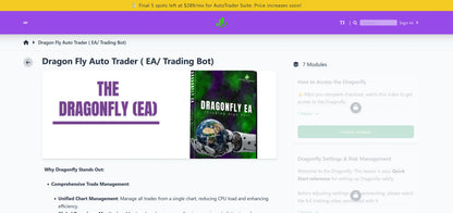 Dragonfly v1.1 MT5 Forex EA