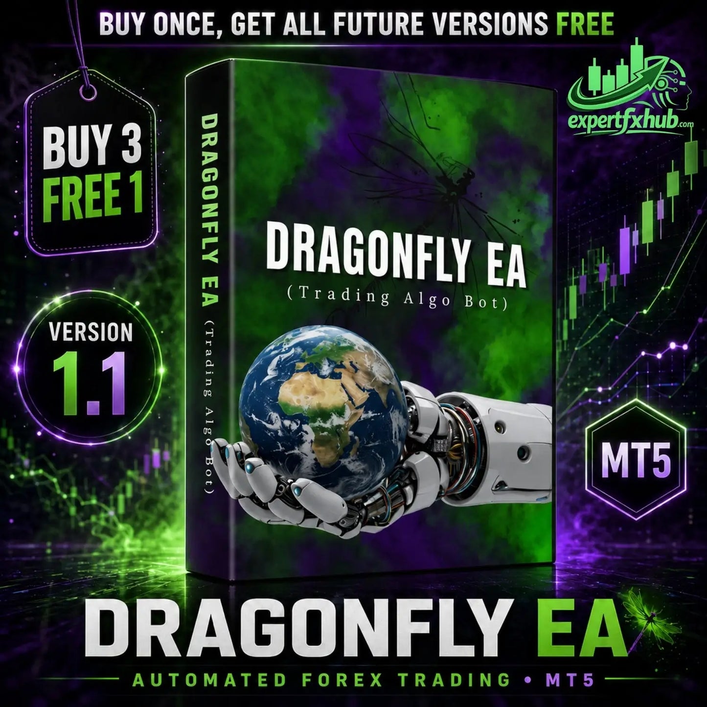 Dragonfly v1.1 MT5 Forex EA [PREORDER]