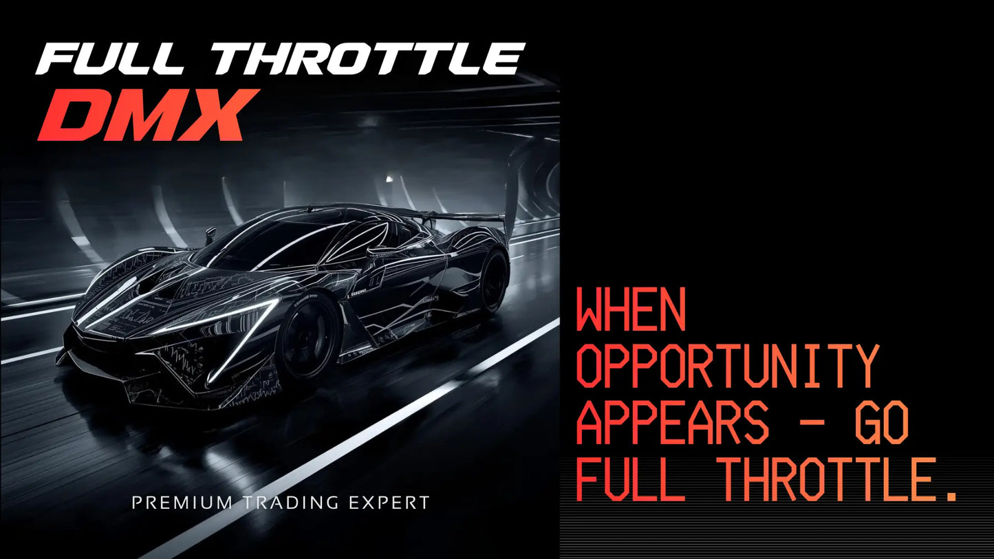 Black futuristic dmx full throttle mt5 sports car with sleek aerodynamic design and glowing white led headlights