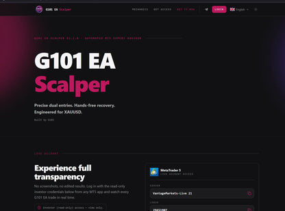 G101 EA Scalper Gold MT5