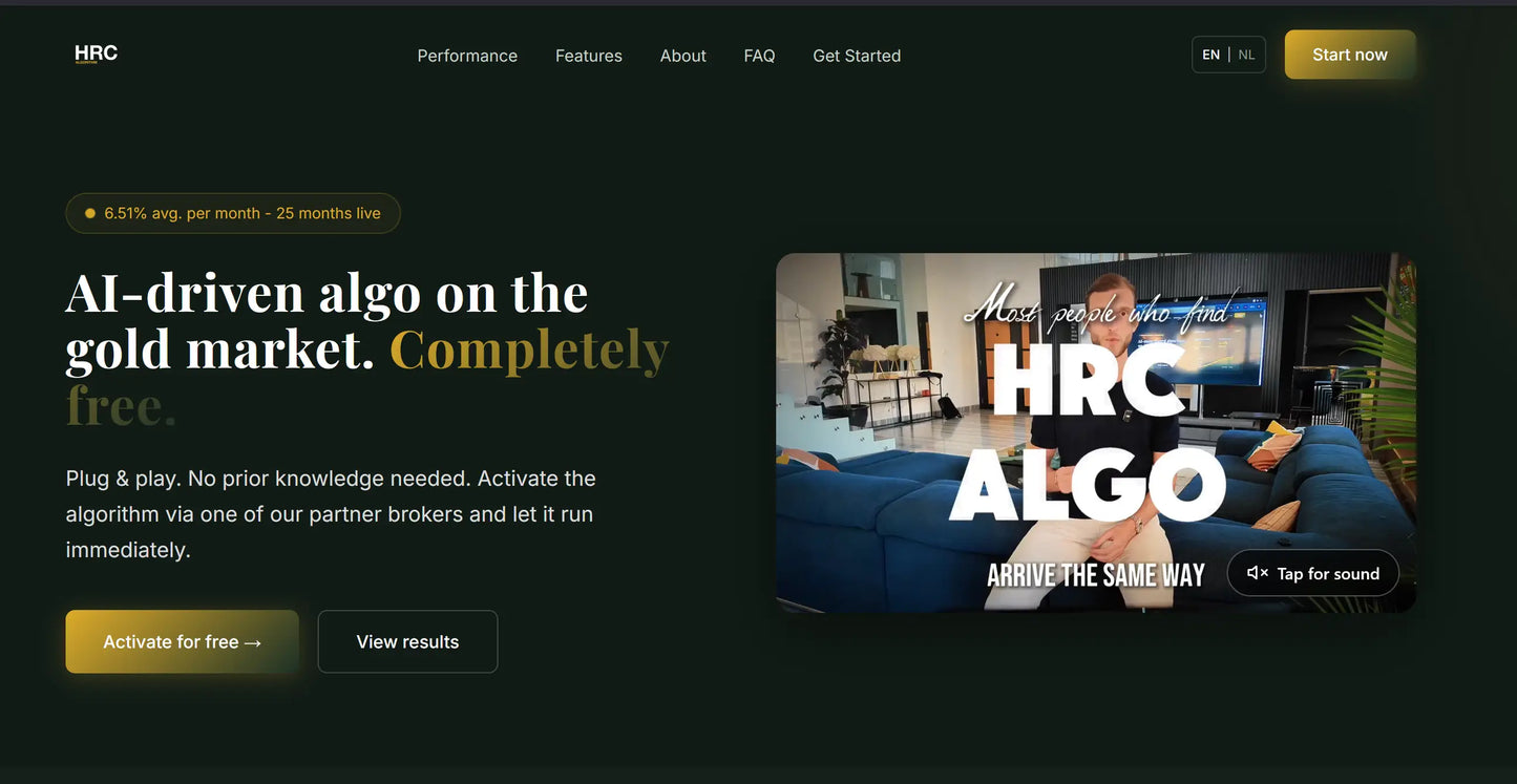 HRC Gold Algo MT5 v4.0