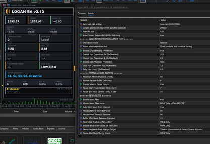 Logan MT5 EA SOURCE CODE v3.13