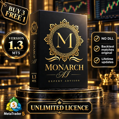 Monarch AI MT5 Gold Neural Network EA v1.3