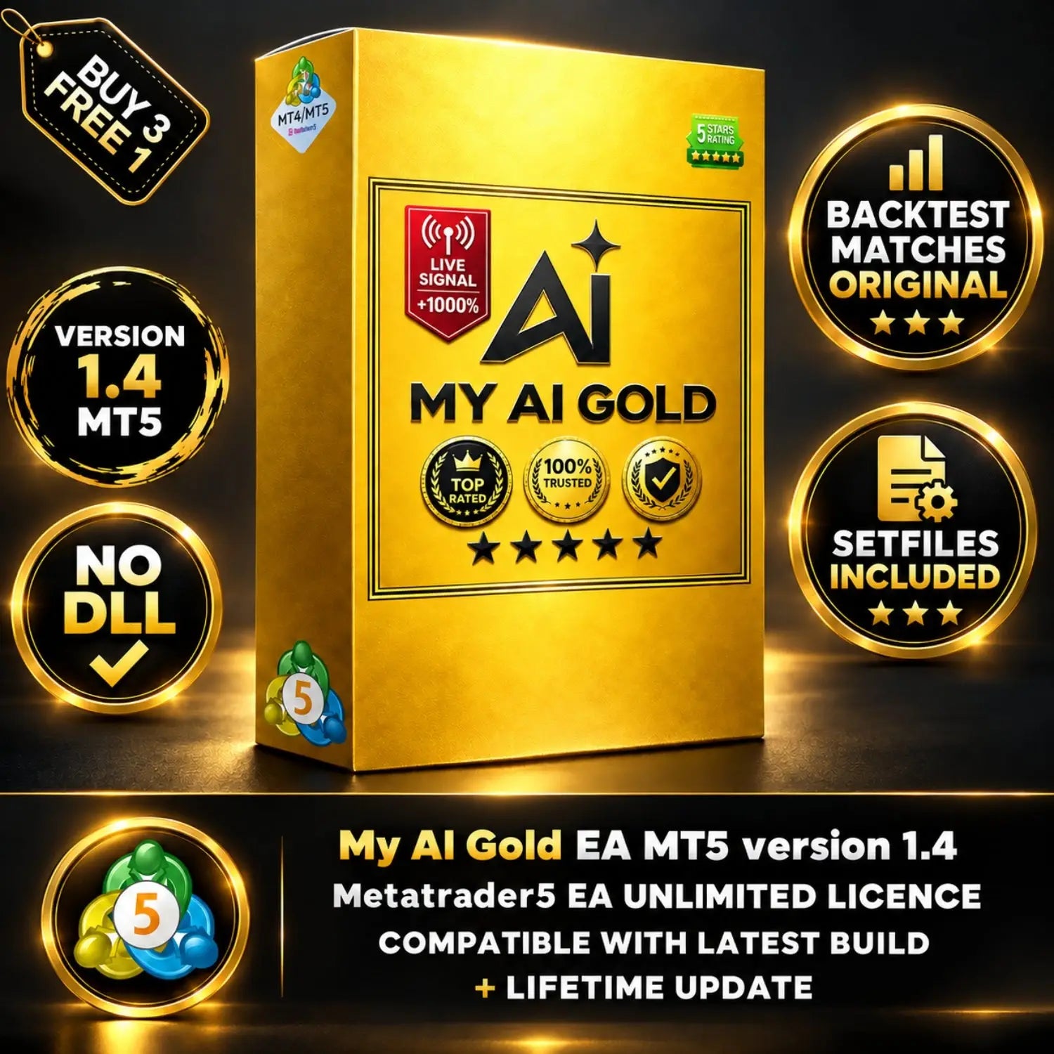 My AI Gold MT5 v1.4