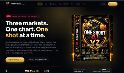 One Shoot AI MT5 EA v7 [PREORDER]
