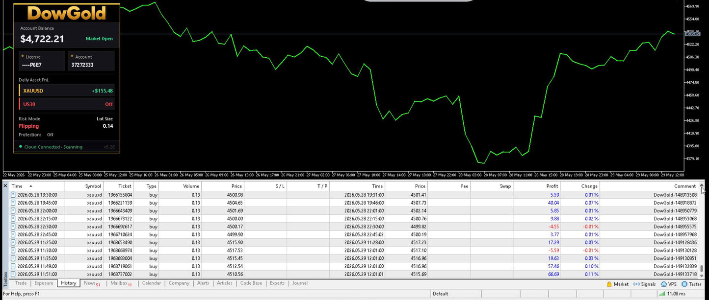 v6.0 DowGold EA MT5