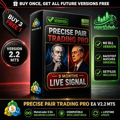 Precise Pair Trading Pro MT5 version 2.2