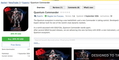 Quantum Commander MT5 EA [PREORDER]