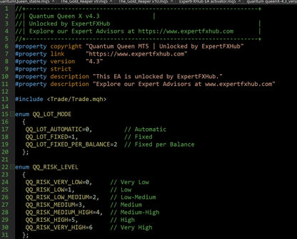 Quantum Queen MT5 EA SOURCE CODE v4.4