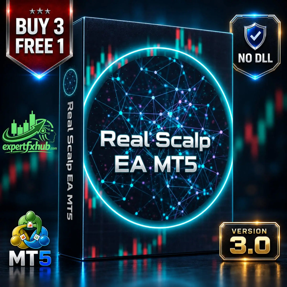 Real Scalp EA MT5 gold bot v3.0 by gediyafx
