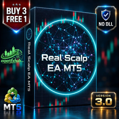 Real Scalp EA MT5 gold bot v3.0 by gediyafx