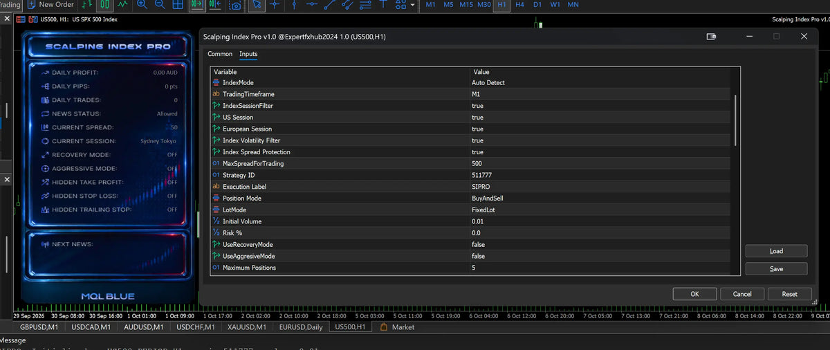 [SOURCE CODE] Scalping Index Pro v1.0 MT5 MQL Blue