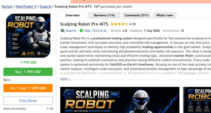 Scalping Robot Pro MT5 v3.0