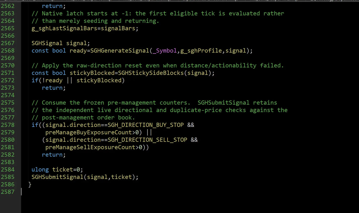 Smart Gold Hunter MT5 SOURCE CODE v2.0