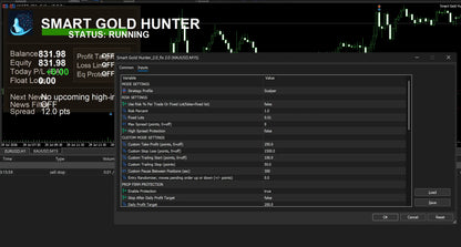 Smart Gold Hunter MT5 SOURCE CODE v2.0