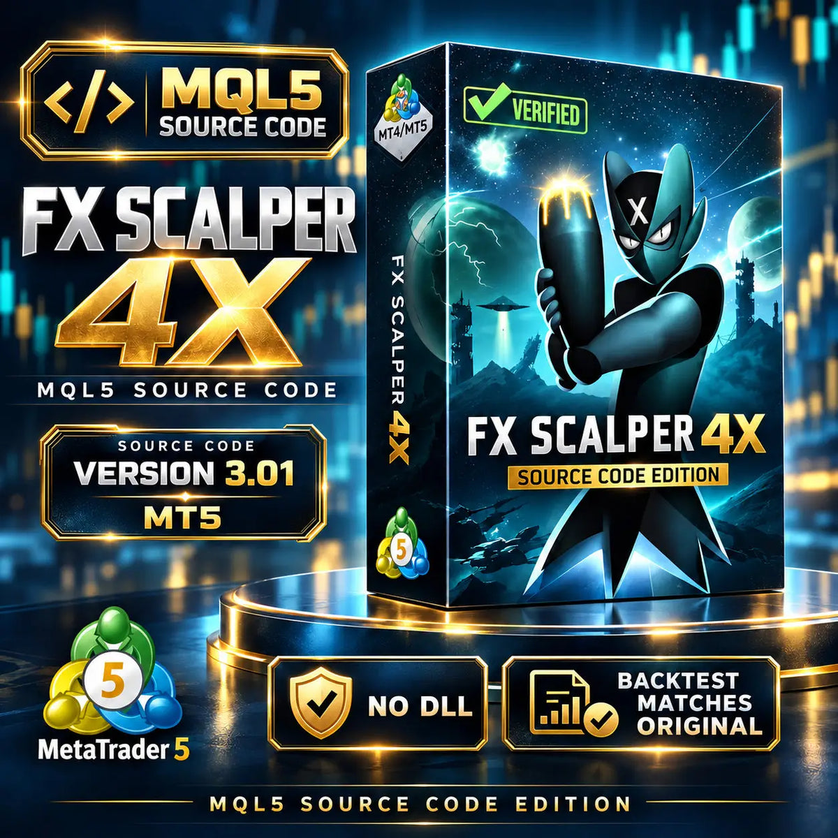 [SOURCE CODE] FX Scalper 4X v3.01 MT5 EA