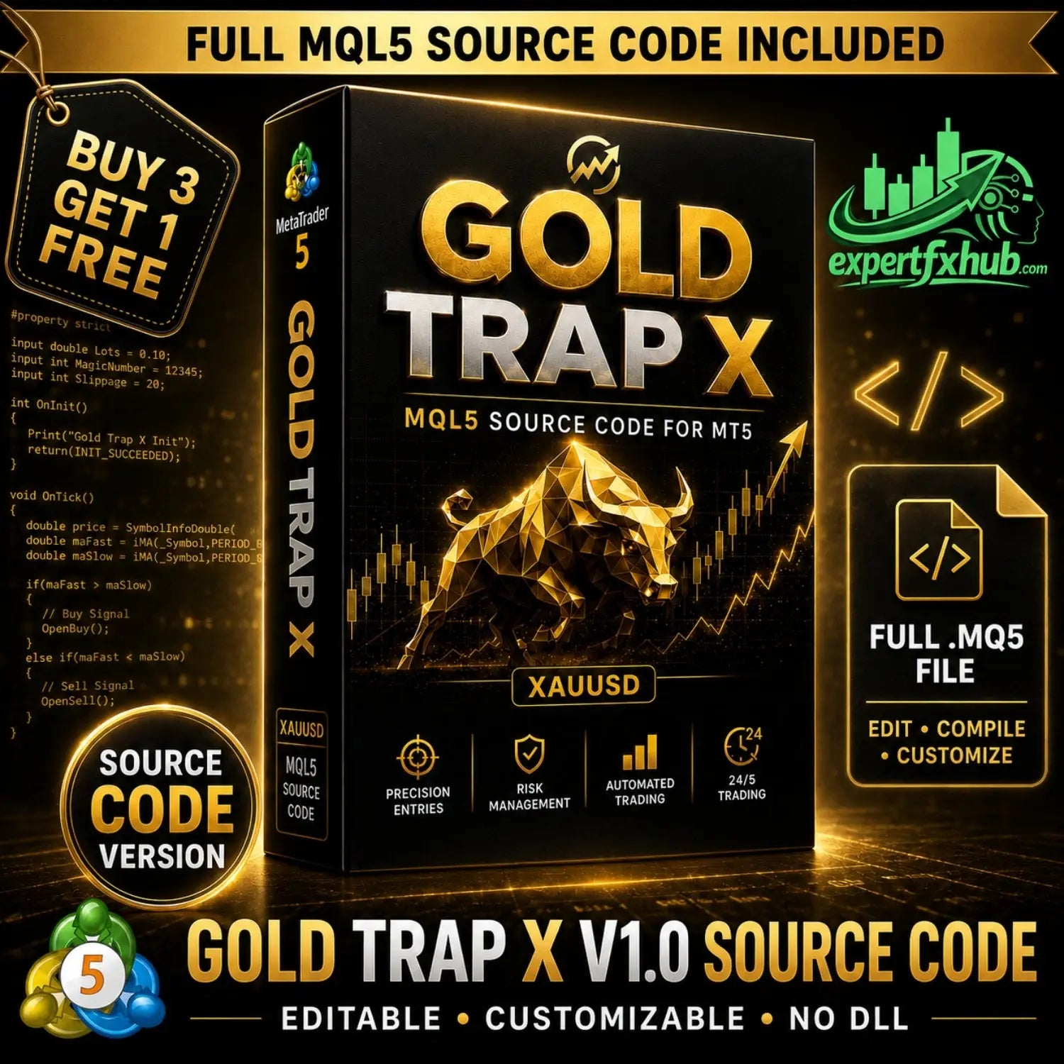 [SOURCE CODE] Gold Trap X MT5 EA