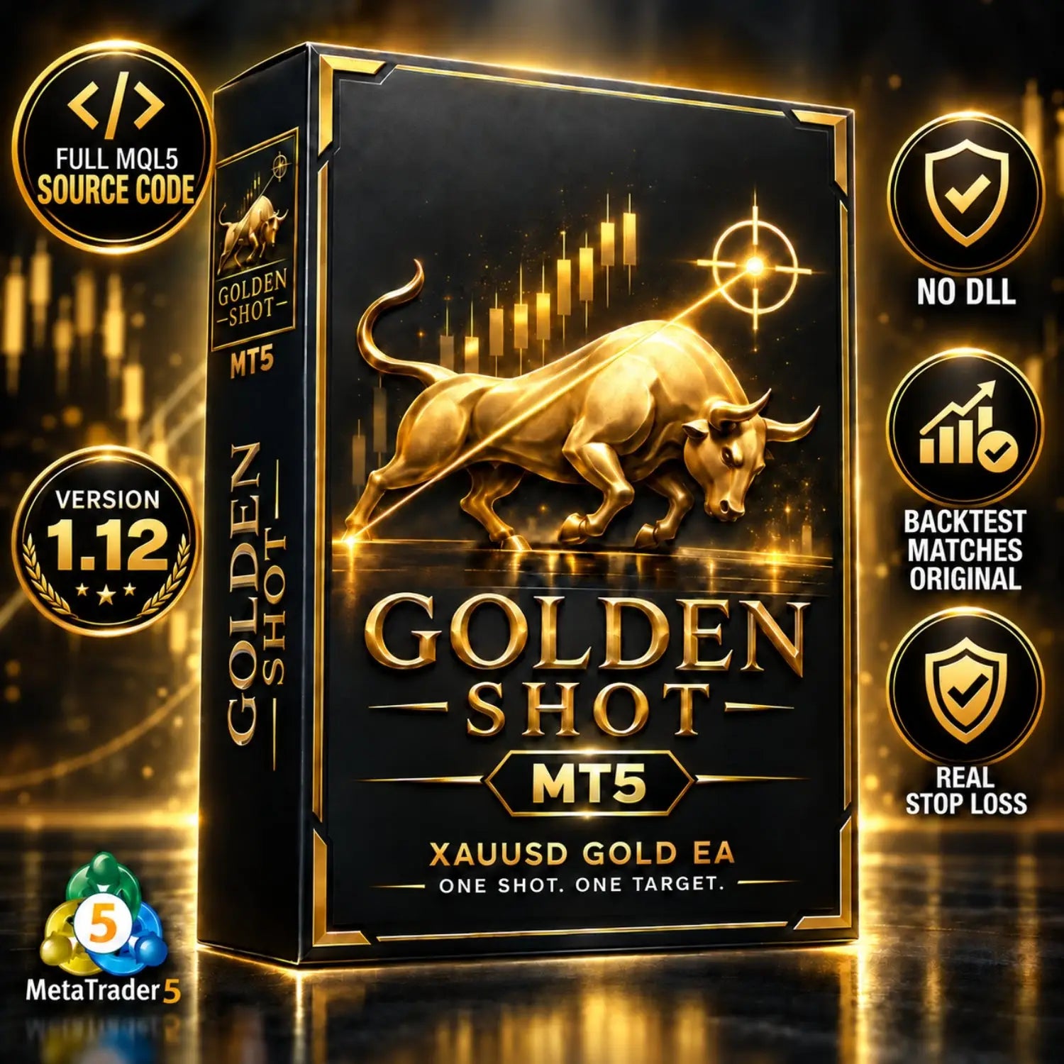 [SOURCE CODE] GoldenShot MT5 EA v1.12