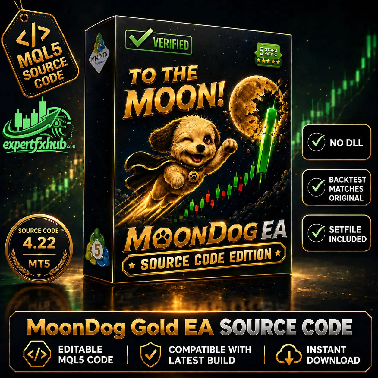 [SOURCE CODE] MoonDog EA MT5 v4.22