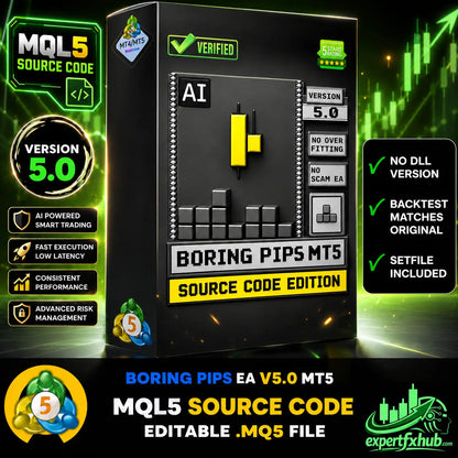 [SOURCE CODE PREORDER] Boring Pips MT5 v5.0