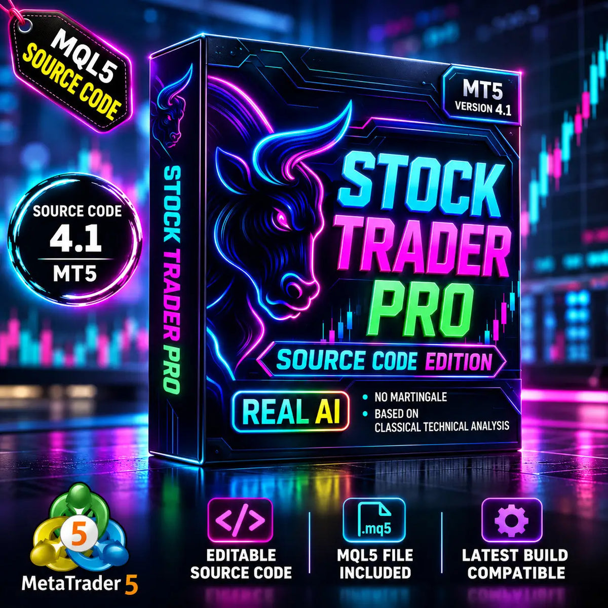 [SOURCE CODE PREORDER] Stock Trader Pro MT5 v4.1