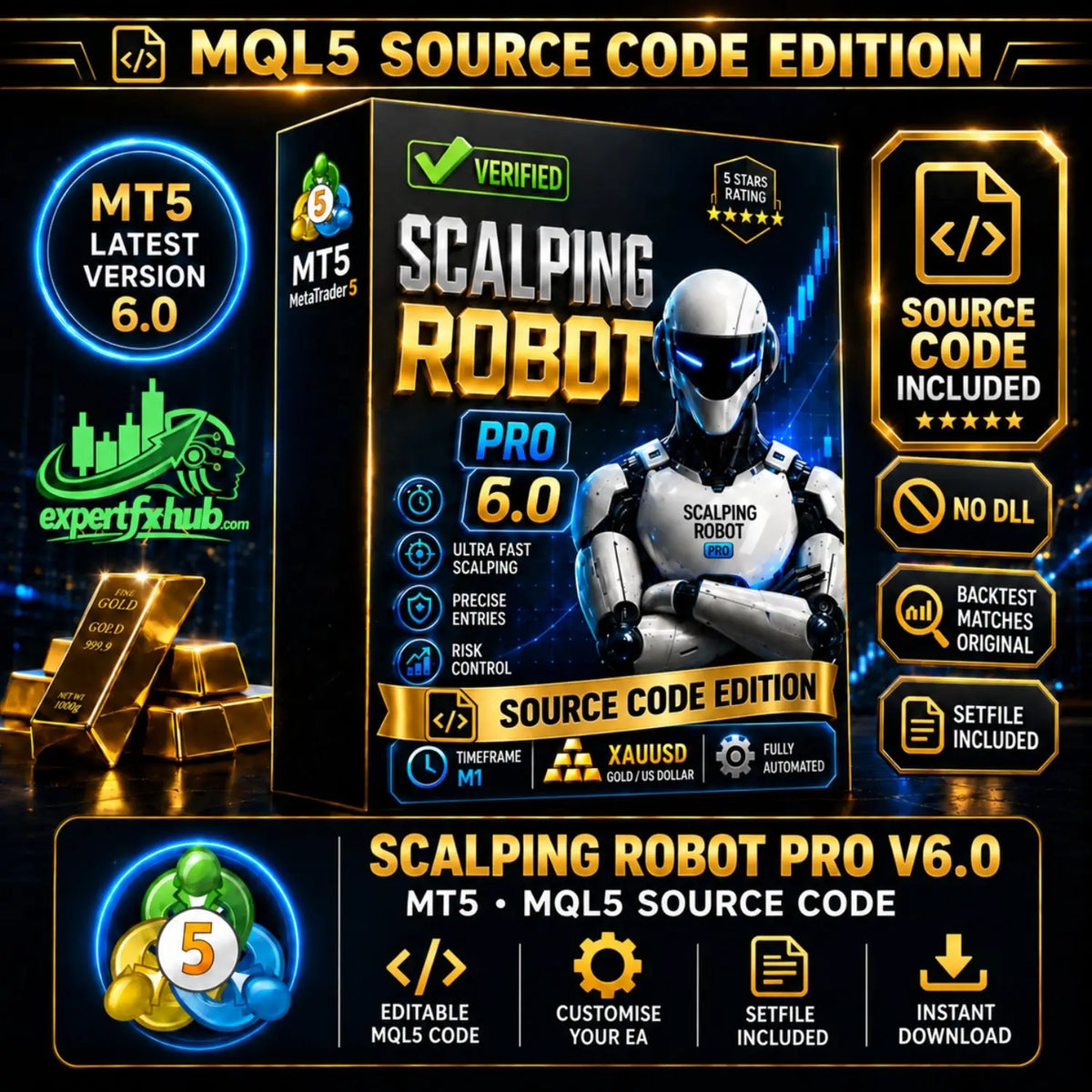[SOURCE CODE] Scalping Robot Pro MT5 v6.0