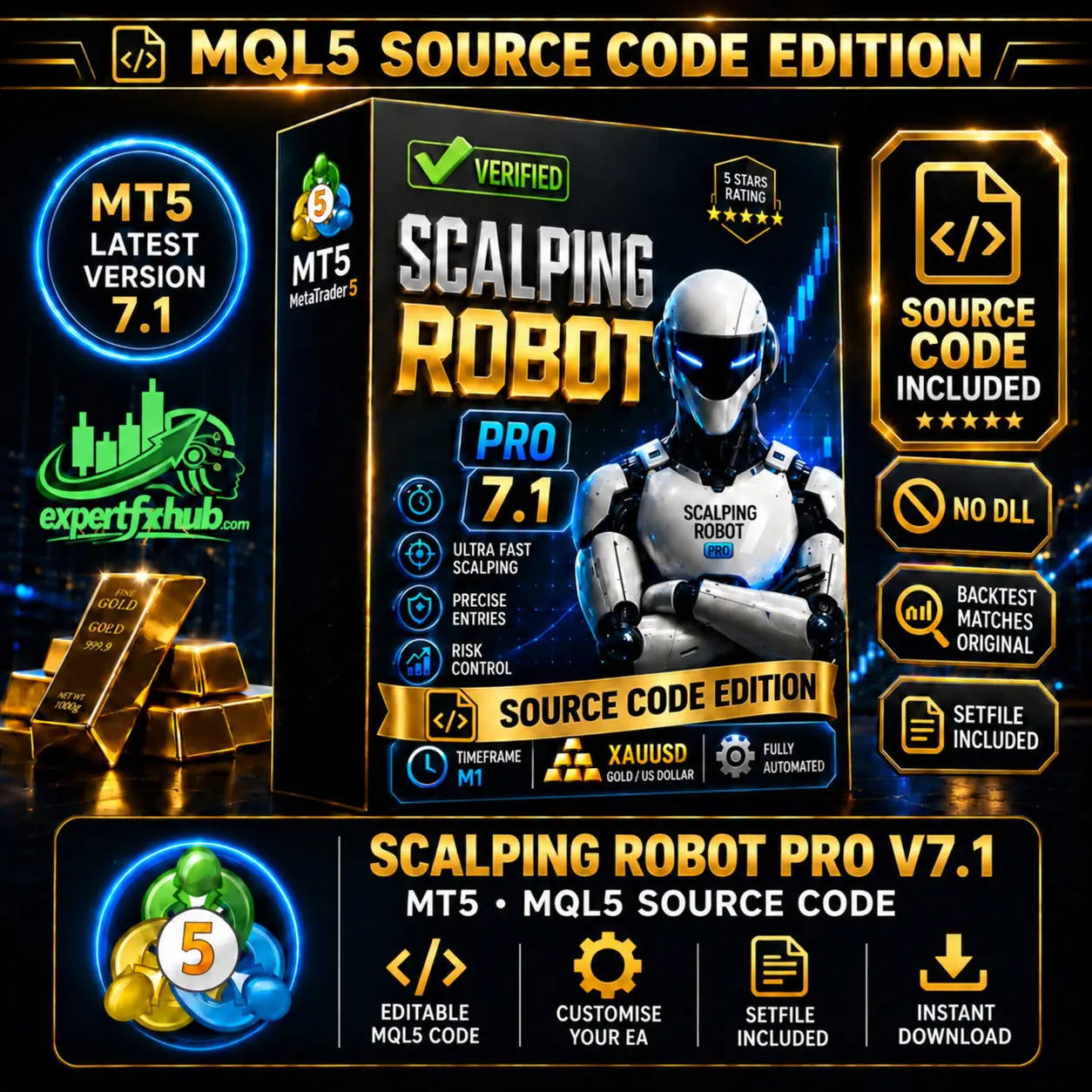 [SOURCE CODE] Scalping Robot Pro MT5 v7.1