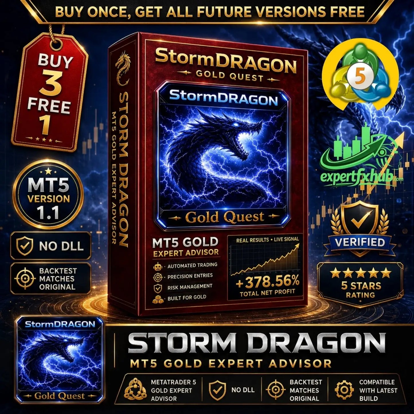 Storm Dragon MT5 v1.1 [PREORDER]