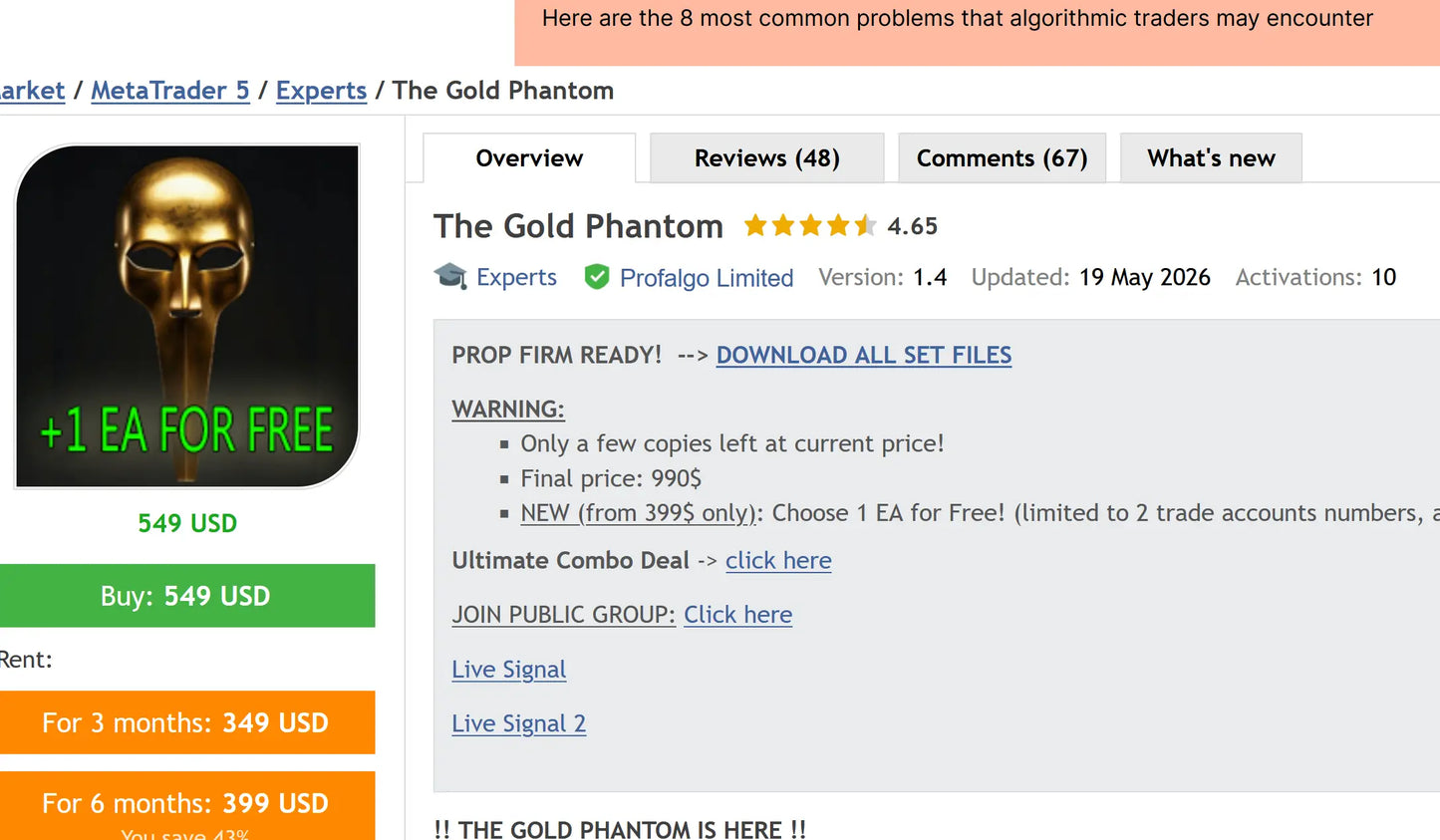 The Gold Phantom MT5