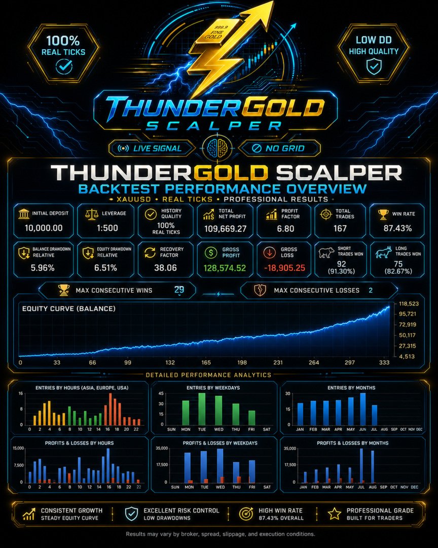 ThunderGold Scalper MT5 v1.3 [PREORDER]