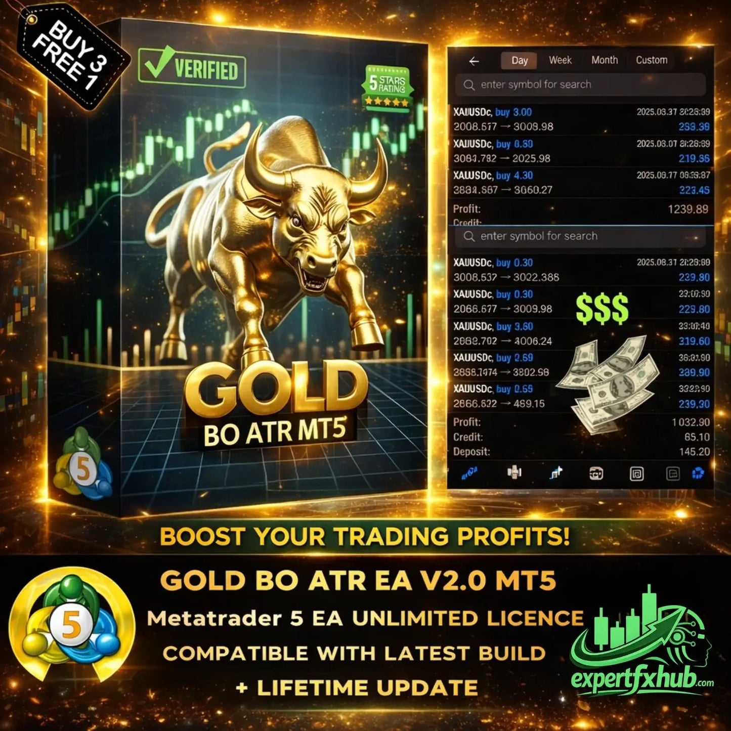 v2.0 Gold BO ATR MT5