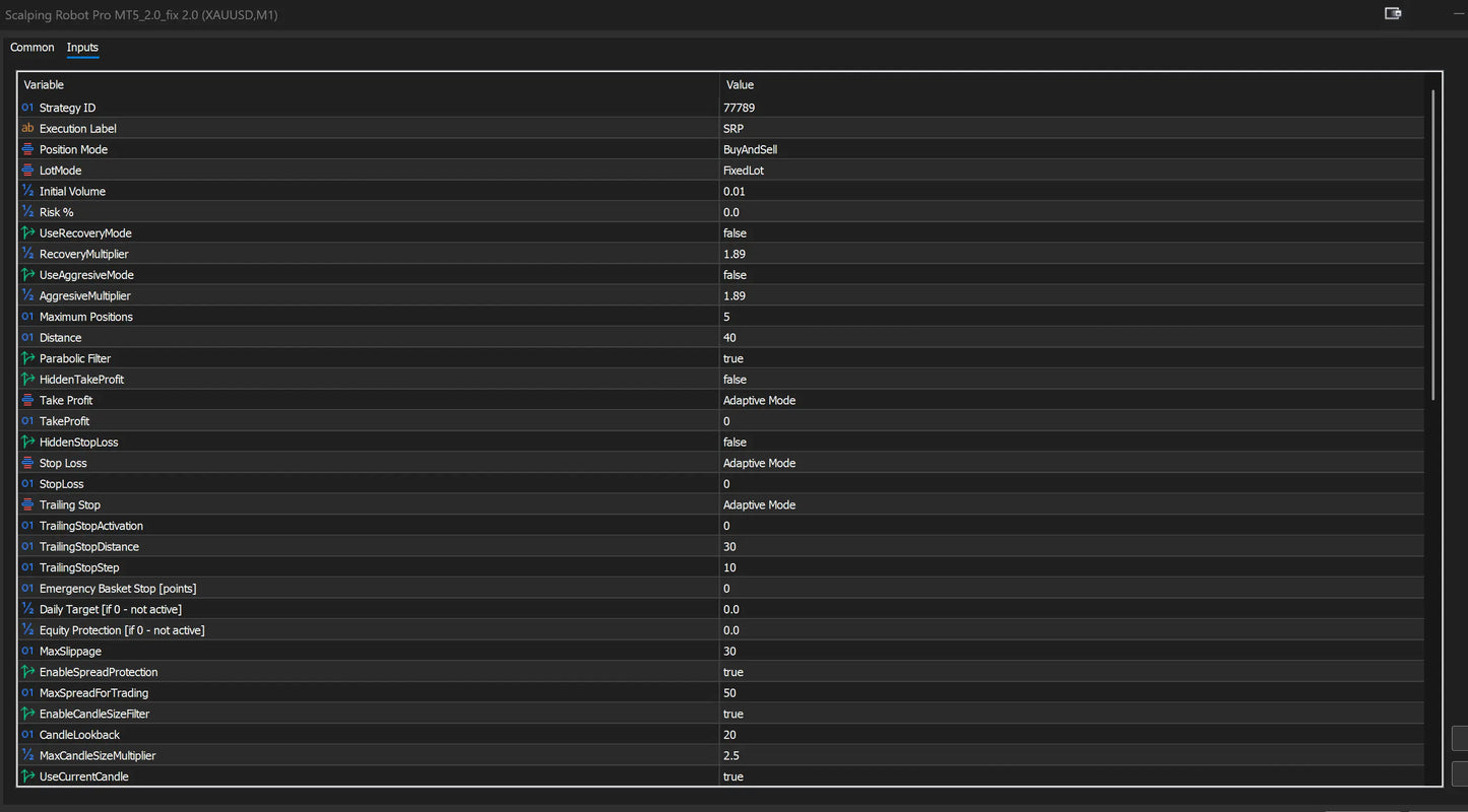 v2.0 Scalping Robot Pro MT5