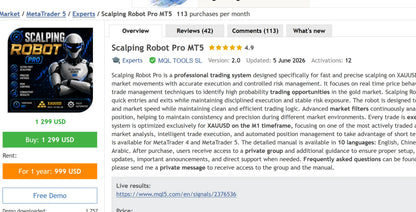 v2.0 Scalping Robot Pro MT5