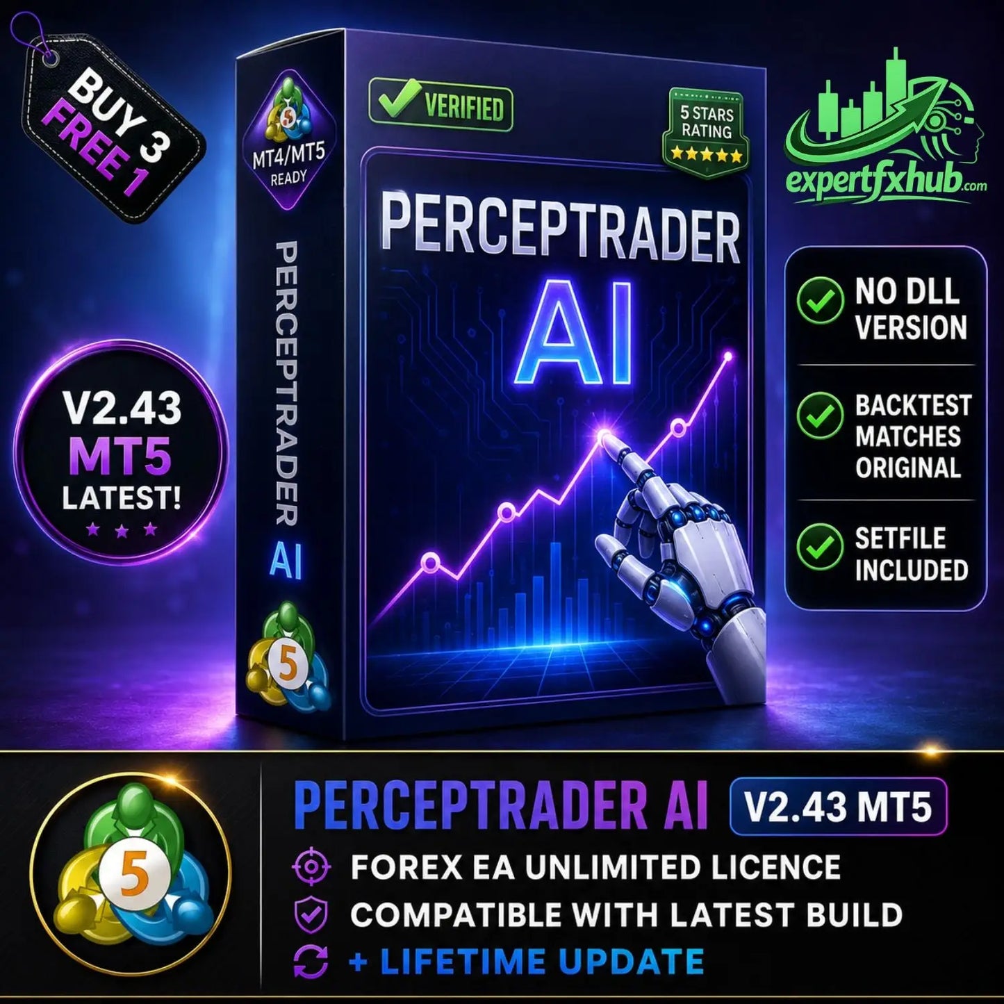 v2.43 Perceptrader AI MT5