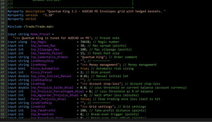 v3.1 Quantum King MT5 SOURCE CODE