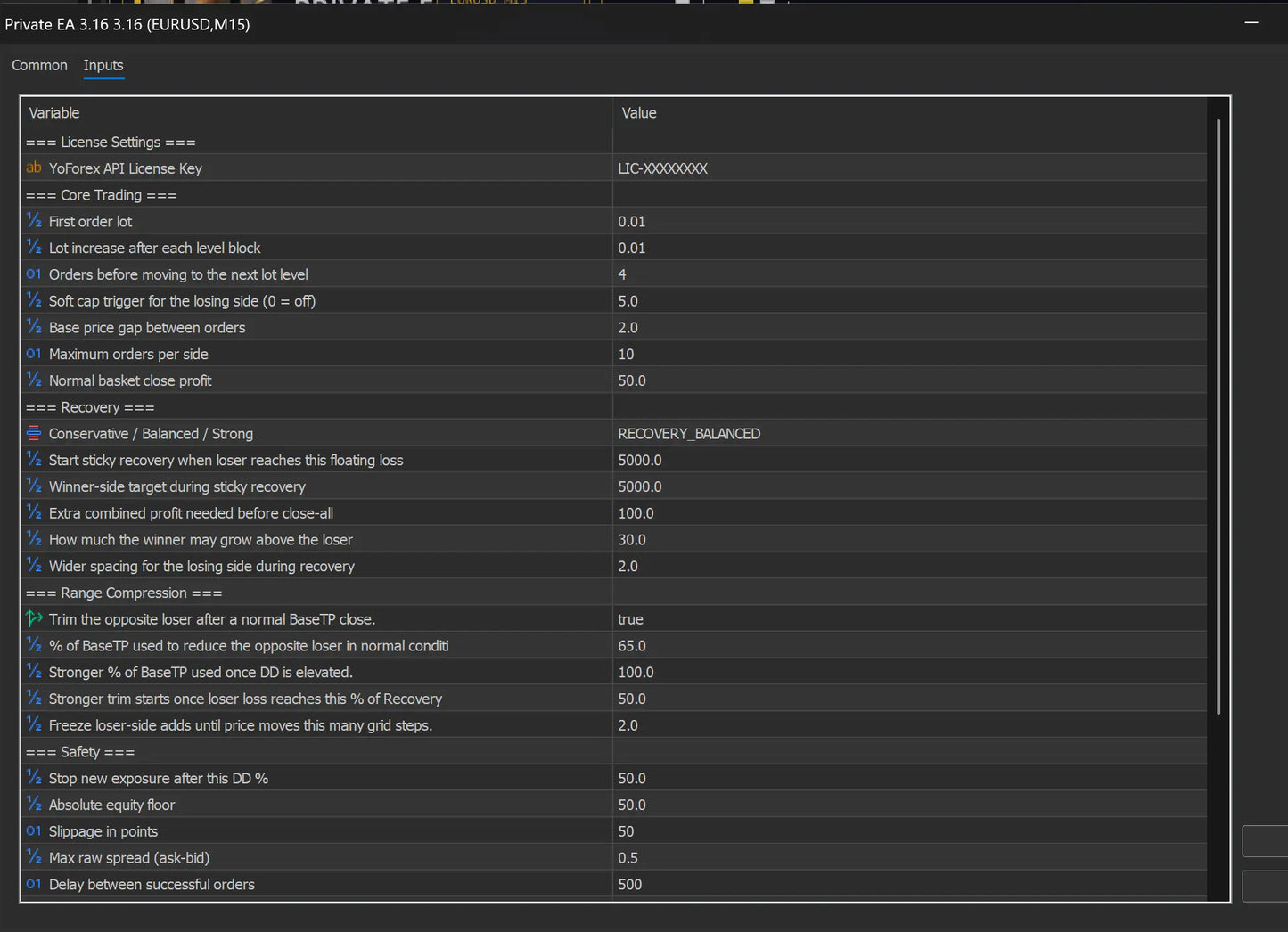 v3.16 Private EA MT5