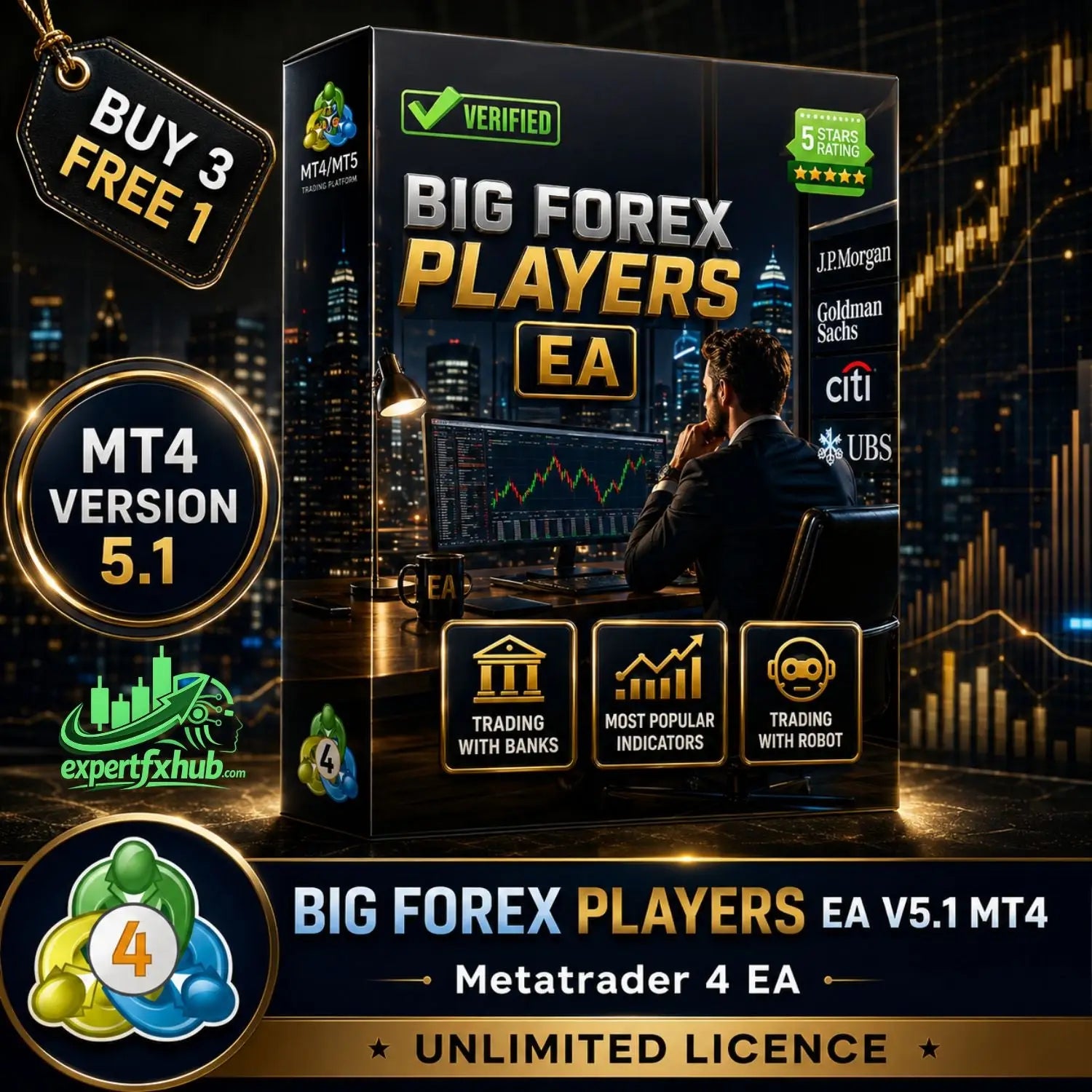 v5.1 Big Forex Players MT4