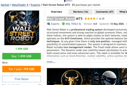 Wall Street Robot MT5