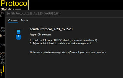 Zenith Protocol MT5 Forex EA v2.23
